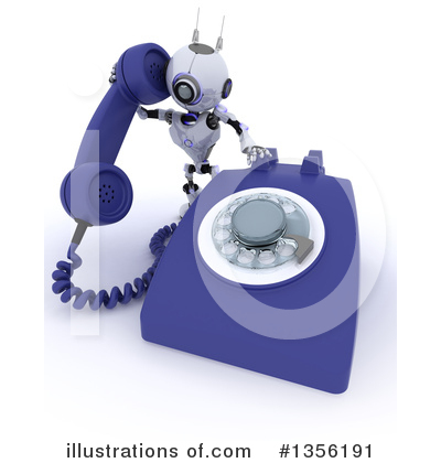 Royalty-Free (RF) Robot Clipart Illustration by KJ Pargeter - Stock Sample #1356191