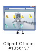 Robot Clipart #1356197 by KJ Pargeter