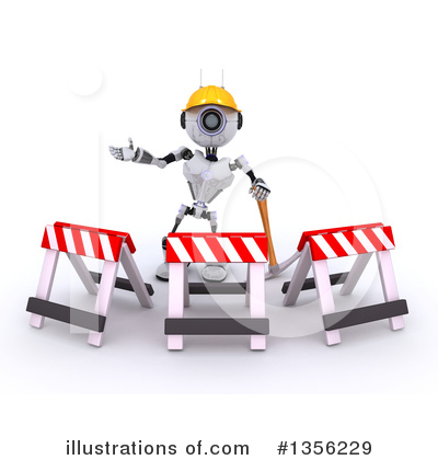 Royalty-Free (RF) Robot Clipart Illustration by KJ Pargeter - Stock Sample #1356229