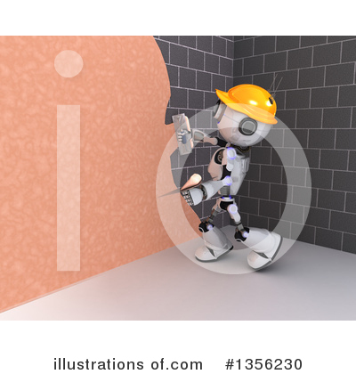 Royalty-Free (RF) Robot Clipart Illustration by KJ Pargeter - Stock Sample #1356230