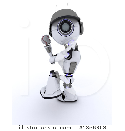 Royalty-Free (RF) Robot Clipart Illustration by KJ Pargeter - Stock Sample #1356803