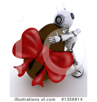 Royalty-Free (RF) Robot Clipart Illustration by KJ Pargeter - Stock Sample #1356814