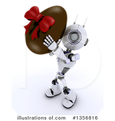 Royalty-Free (RF) Robot Clipart Illustration by KJ Pargeter - Stock Sample #1356816