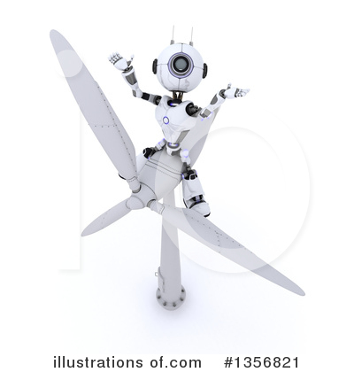 Wind Turbine Clipart #1356821 by KJ Pargeter