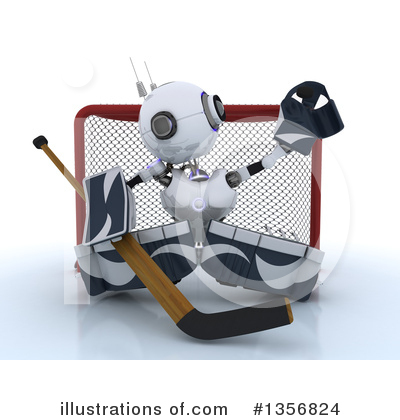 Royalty-Free (RF) Robot Clipart Illustration by KJ Pargeter - Stock Sample #1356824