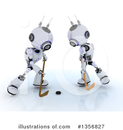 Royalty-Free (RF) Robot Clipart Illustration by KJ Pargeter - Stock Sample #1356827