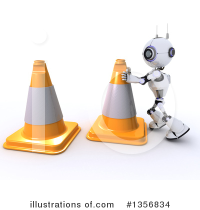 Royalty-Free (RF) Robot Clipart Illustration by KJ Pargeter - Stock Sample #1356834