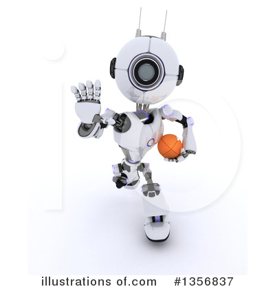 Royalty-Free (RF) Robot Clipart Illustration by KJ Pargeter - Stock Sample #1356837