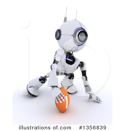 Royalty-Free (RF) Robot Clipart Illustration by KJ Pargeter - Stock Sample #1356839
