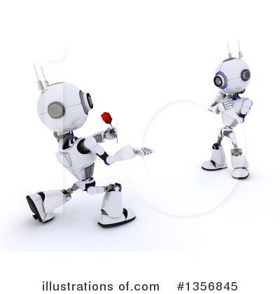 Royalty-Free (RF) Robot Clipart Illustration by KJ Pargeter - Stock Sample #1356845