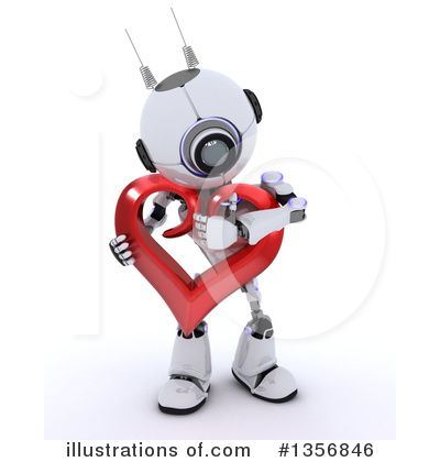 Royalty-Free (RF) Robot Clipart Illustration by KJ Pargeter - Stock Sample #1356846