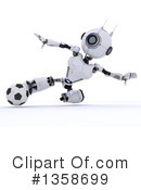Robot Clipart #1358699 by KJ Pargeter