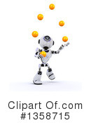 Robot Clipart #1358715 by KJ Pargeter