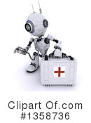 Robot Clipart #1358736 by KJ Pargeter