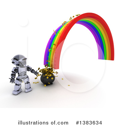 Royalty-Free (RF) Robot Clipart Illustration by KJ Pargeter - Stock Sample #1383634