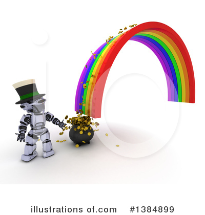 Royalty-Free (RF) Robot Clipart Illustration by KJ Pargeter - Stock Sample #1384899