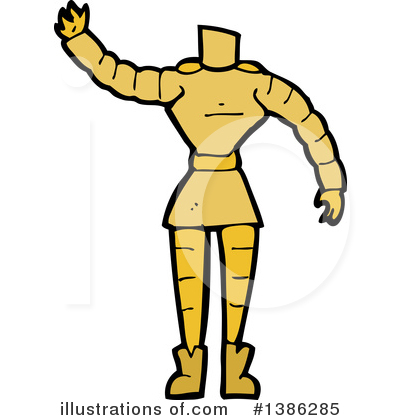 Royalty-Free (RF) Robot Clipart Illustration by lineartestpilot - Stock Sample #1386285