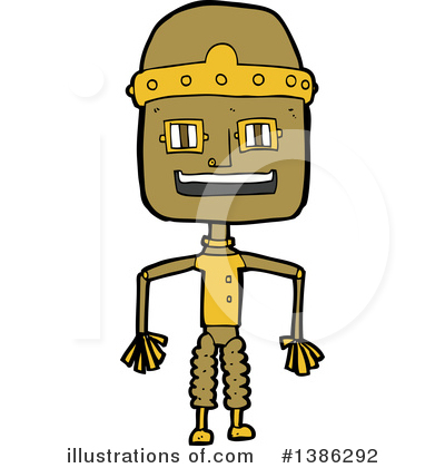 Royalty-Free (RF) Robot Clipart Illustration by lineartestpilot - Stock Sample #1386292