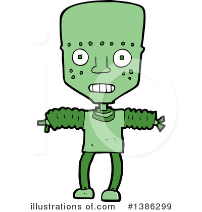 Royalty-Free (RF) Robot Clipart Illustration by lineartestpilot - Stock Sample #1386299