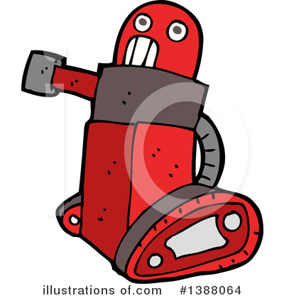 Royalty-Free (RF) Robot Clipart Illustration by lineartestpilot - Stock Sample #1388064