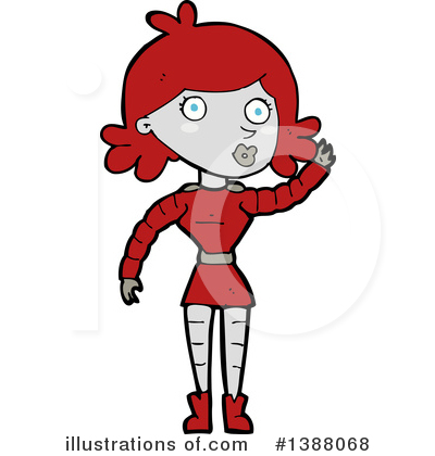 Royalty-Free (RF) Robot Clipart Illustration by lineartestpilot - Stock Sample #1388068