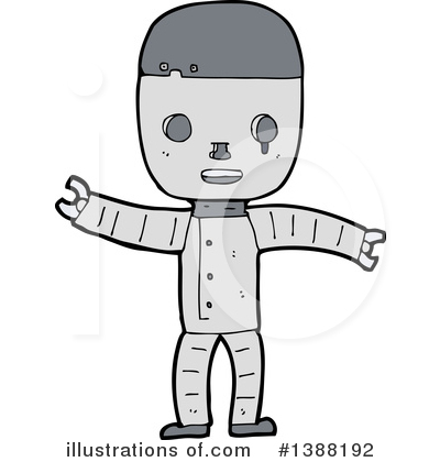 Royalty-Free (RF) Robot Clipart Illustration by lineartestpilot - Stock Sample #1388192