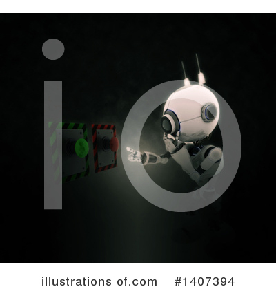 Royalty-Free (RF) Robot Clipart Illustration by KJ Pargeter - Stock Sample #1407394