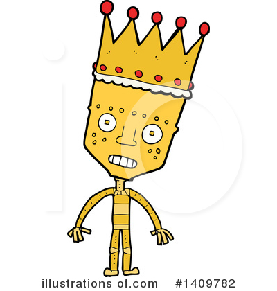 Royalty-Free (RF) Robot Clipart Illustration by lineartestpilot - Stock Sample #1409782