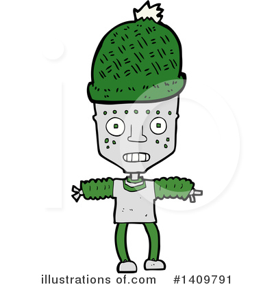 Royalty-Free (RF) Robot Clipart Illustration by lineartestpilot - Stock Sample #1409791