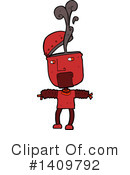 Robot Clipart #1409792 by lineartestpilot