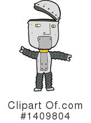 Robot Clipart #1409804 by lineartestpilot
