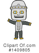 Robot Clipart #1409805 by lineartestpilot
