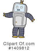 Robot Clipart #1409812 by lineartestpilot