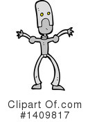 Robot Clipart #1409817 by lineartestpilot