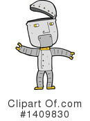 Robot Clipart #1409830 by lineartestpilot