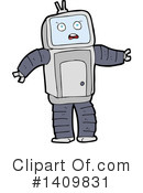 Robot Clipart #1409831 by lineartestpilot