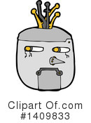 Robot Clipart #1409833 by lineartestpilot