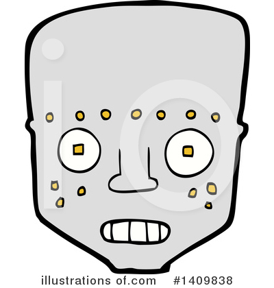 Royalty-Free (RF) Robot Clipart Illustration by lineartestpilot - Stock Sample #1409838