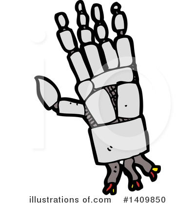 Royalty-Free (RF) Robot Clipart Illustration by lineartestpilot - Stock Sample #1409850