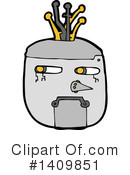Robot Clipart #1409851 by lineartestpilot