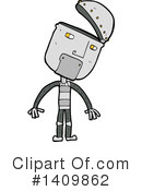 Robot Clipart #1409862 by lineartestpilot
