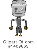 Robot Clipart #1409863 by lineartestpilot