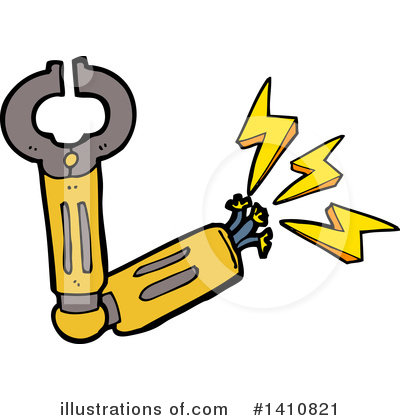 Royalty-Free (RF) Robot Clipart Illustration by lineartestpilot - Stock Sample #1410821