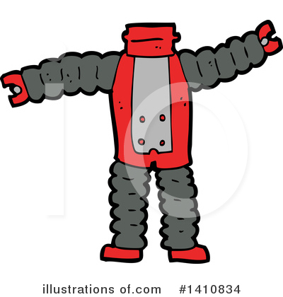 Royalty-Free (RF) Robot Clipart Illustration by lineartestpilot - Stock Sample #1410834