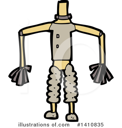 Royalty-Free (RF) Robot Clipart Illustration by lineartestpilot - Stock Sample #1410835
