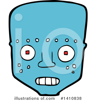 Royalty-Free (RF) Robot Clipart Illustration by lineartestpilot - Stock Sample #1410838