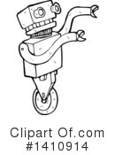 Robot Clipart #1410914 by lineartestpilot