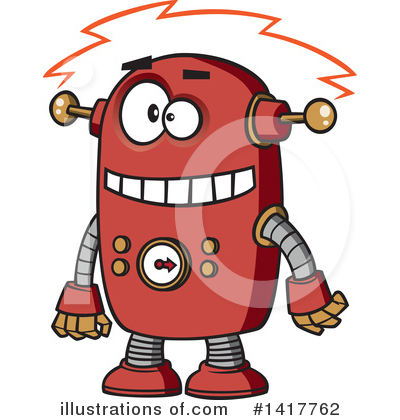 Robot Clipart #1417762 by toonaday