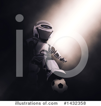Royalty-Free (RF) Robot Clipart Illustration by KJ Pargeter - Stock Sample #1432358
