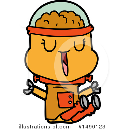 Royalty-Free (RF) Robot Clipart Illustration by lineartestpilot - Stock Sample #1490123